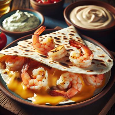 Image of Shrimp Quesadillas with Cajun Remoulade