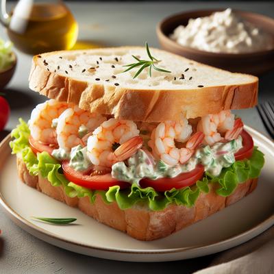 Image of Shrimp Salad Sandwich Paula Deen