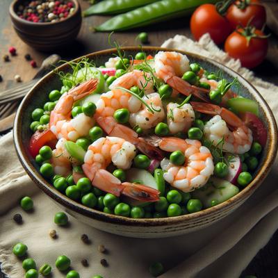 Image of Shrimp Salad with Peas