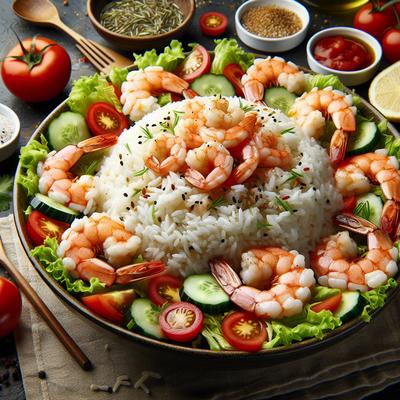 Image of Shrimp Salad with Rice