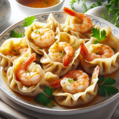 Image of Shrimp Scampi Potstickers