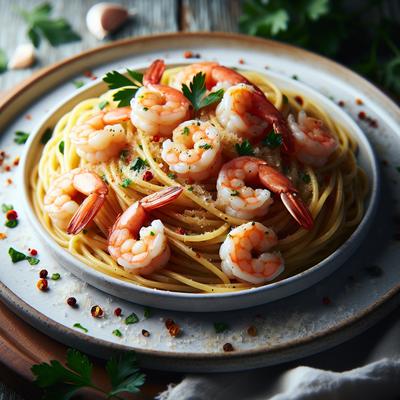 Image of Shrimp Scampi W Spaghetti