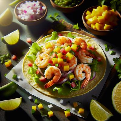 Image of Shrimp Soft Taco with Mango Lime Salsa
