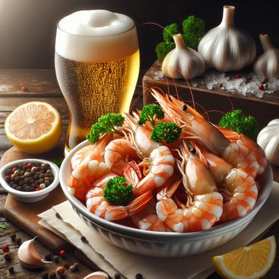 Image of Shrimp Steamed in Beer