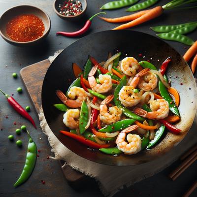Image of Shrimp Stir Fry with a Kick