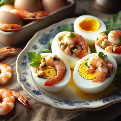 Image of Shrimp Stuffed Eggs