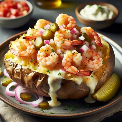 Image of Shrimp Stuffed Twice Baked Potato