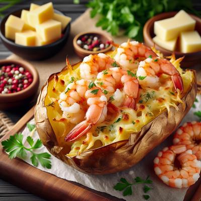 Image of Shrimp Stuffed Twice Baked Potatoes