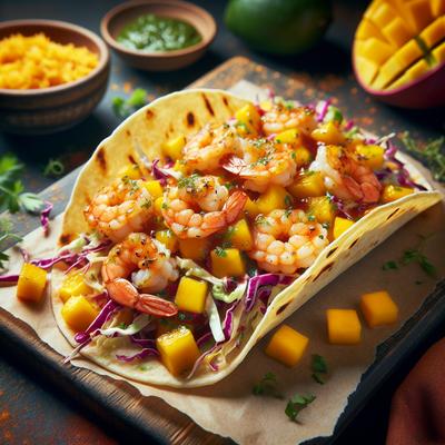 Image of Shrimp Taco with Mango Slaw