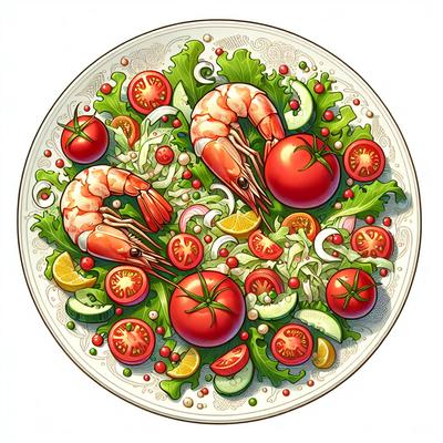 Image of Shrimp Tomato Coleslaw