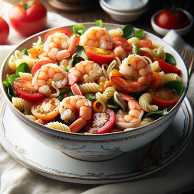Image of Shrimp Tomato Pasta Salad