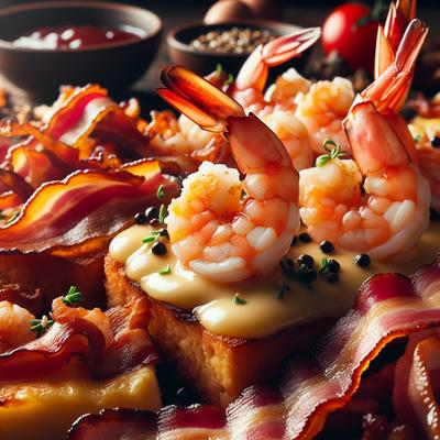 Image of Shrimp with Bacon and Cheese