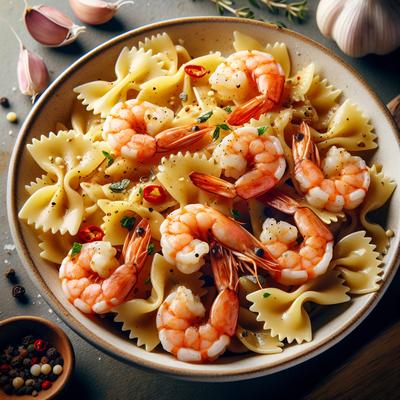 Image of Shrimp with Bow Tie Pasta