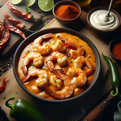 Image of Shrimp with Creamy Orange Chipotle Sauce