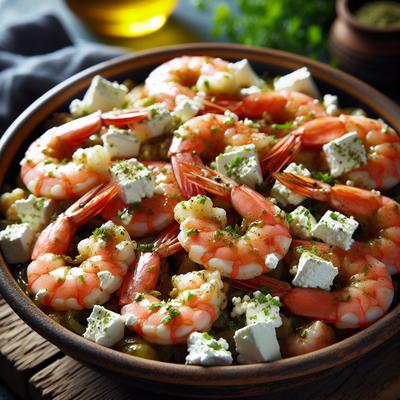 Image of Shrimp with Feta Cheese