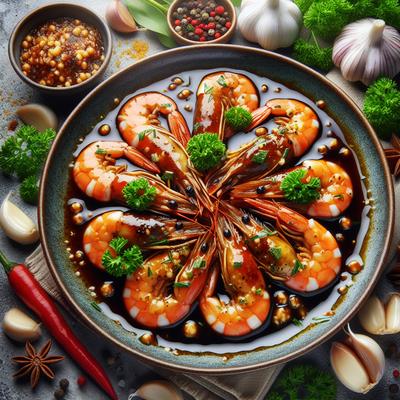 Image of Shrimp with Garlic Sauce