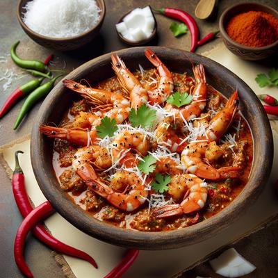 Image of Shrimp with Masala and Coconut