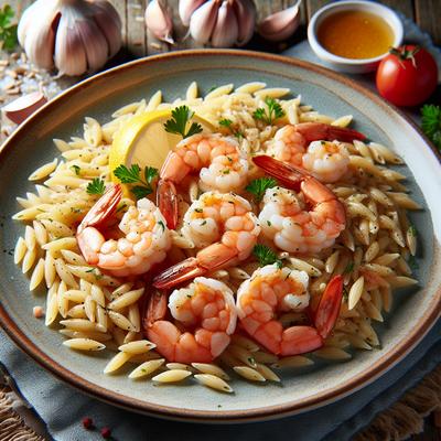 Image of Shrimp with Orzo