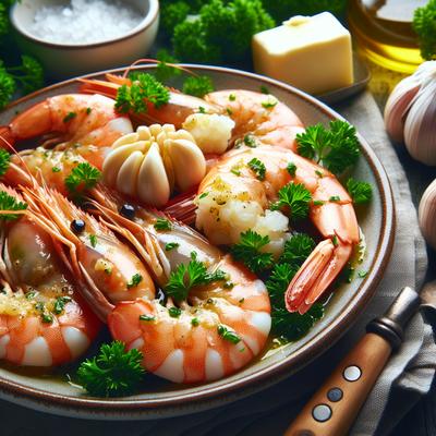 Image of Shrimp with Parsley Garlic Butter
