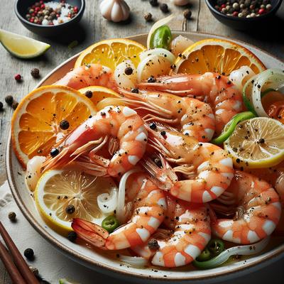 Image of Shrimp with Peppered Citrus
