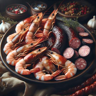 Image of Shrimp with Smoked Andouille Sausage