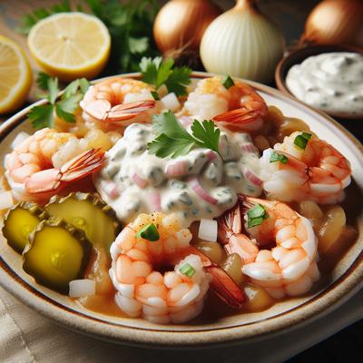 Image of Shrimp with Taco Tartar Sauce