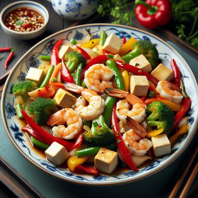 Image of Shrimp with Tofu Stir Fry
