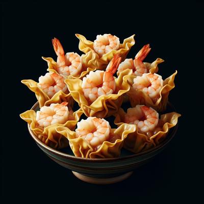 Image of Shrimp Wonton Cups