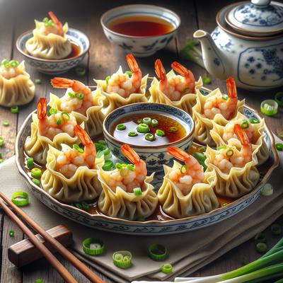 Image of Shrimp Wontons with Sweet Sauce