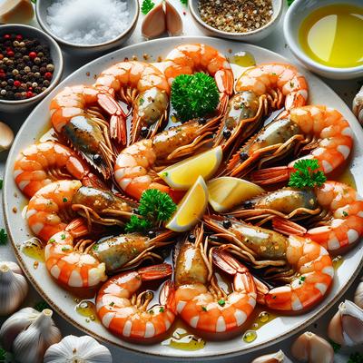 Image of Shrimps Fried with Garlic