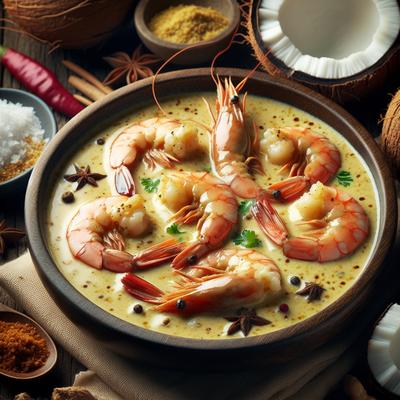 Image of Shrimps in Coconut Gravy