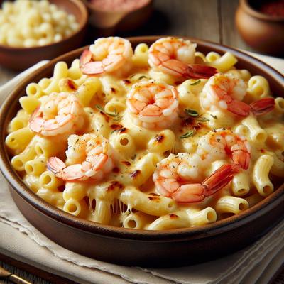 Image of Shrimpy Macaroni and Cheese