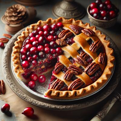 Image of Sibi's Crustless Cranberry Pecan Pie