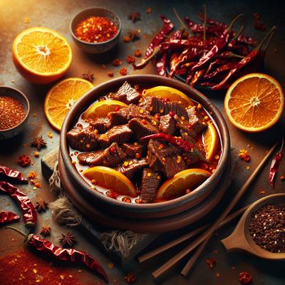 Image of Sichuan Style Spicy Orange Beef