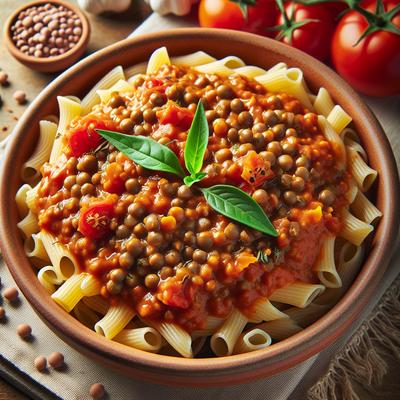Image of Sicilian Lentil Pasta Sauce