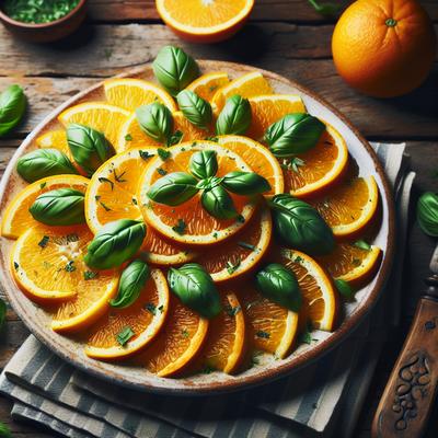 Image of Sicilian Orange and Basil Salad