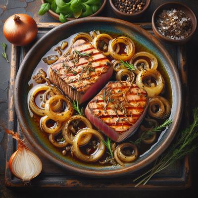 Image of Sicilian Tuna Steaks in Onion Sauce