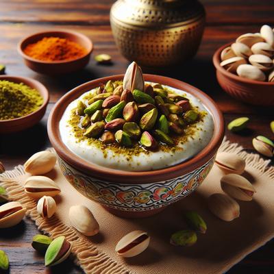 Image of Sikarni Spiced Sweet Yogurt Pistachio Dessert