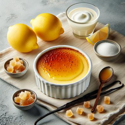 Image of Silken Lemon Creme Brulee