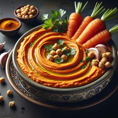 Image of Silky Carrot Hummus