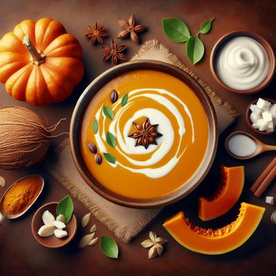 Image of Silky Coconut Pumpkin Soup