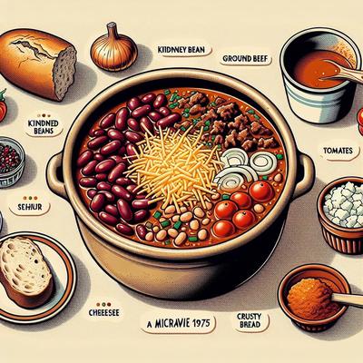 Image of Simmer Pot Chilli 1975 Microwave