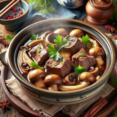 Image of Simmered Beef and Mushrooms Core