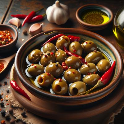 Image of Simmered Chili Olives