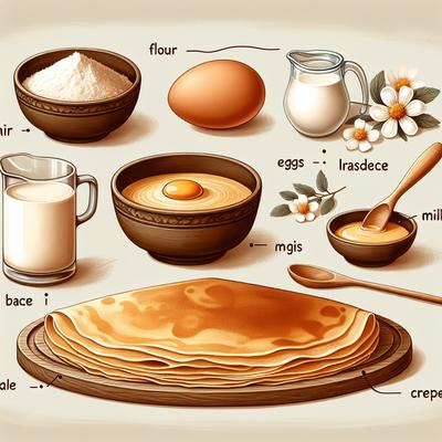 Image of Simple and Basic Crepe Batter