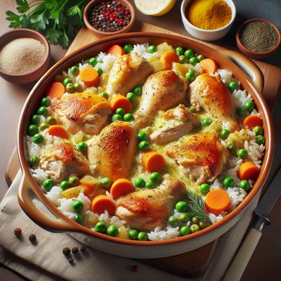 Image of Simple and Delicious Chicken and Rice Casserole