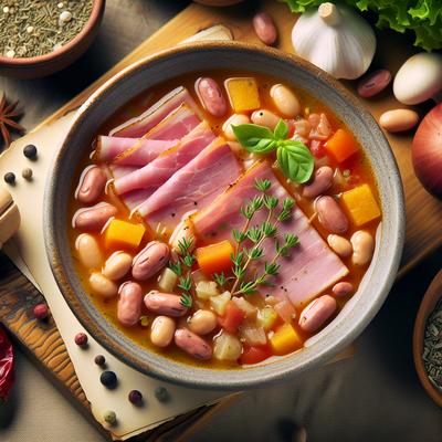 Image of Simple and Easy Ham and Bean Soup