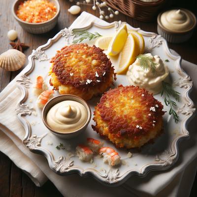 Image of Simple and Elegant Crab Cakes with Aioli