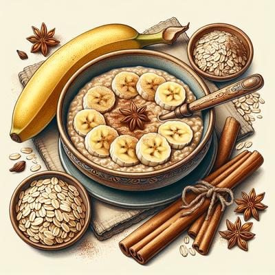 Image of Simple and Quick Banana Cinnamon Oatmeal