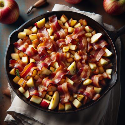 Image of Simple Apple Bacon Saute